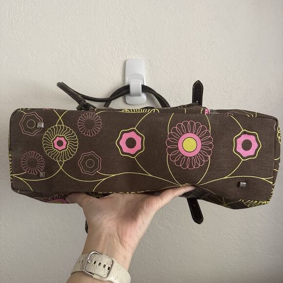 Vintage Billy Bag 70s Flower Power Canvas Shoulder Bag - Picture 2 of 12